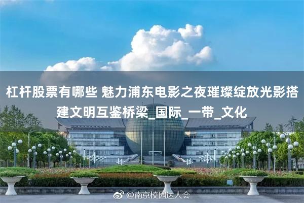 杠杆股票有哪些 魅力浦东电影之夜璀璨绽放光影搭建文明互鉴桥梁_国际_一带_文化